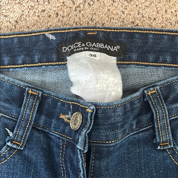 Dolce & Gabbana Auth Blue Milano 5-Pocket Straight Leg Denim Jeans **IT 36**🌺🌺 - Picture 5 of 8